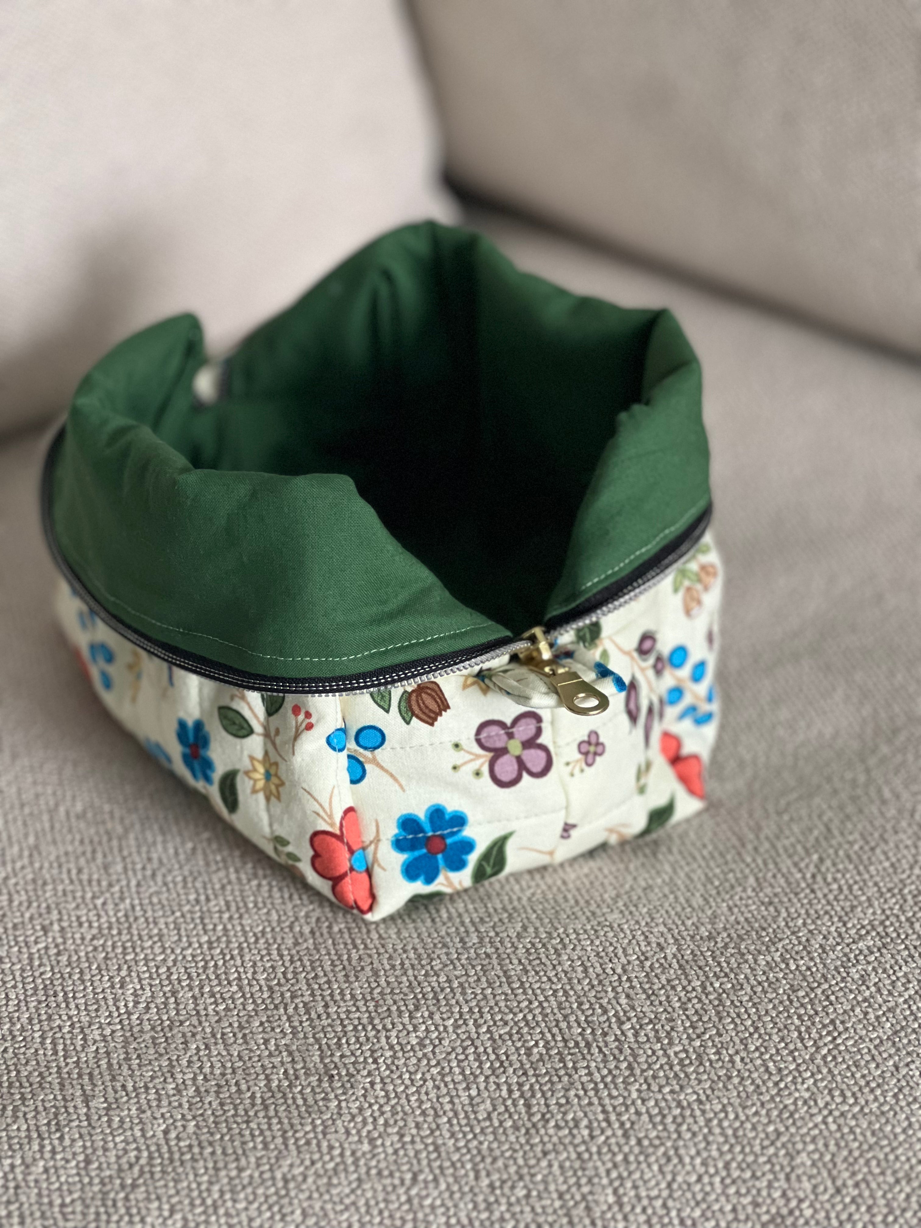 Quilted Pouch - Large (Cream)